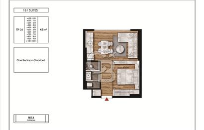 CITY LOFT 161 -TAM EŞYALI, OTEL KONSEPTİNDE,ŞEHİR MANZARALI SUIT