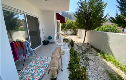Fethiye deniz ve doğa manzaralı bahçe dubleksi