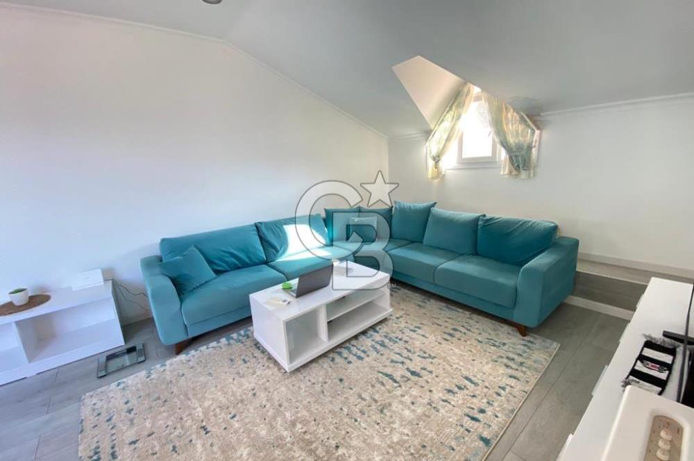 Fethiye deniz ve doğa manzaralı 2+2 satılık çatı dubleksi