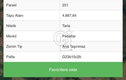 İZMİT GÖKÇEVİRAN YOL KENARI DOĞALGAZ ELEKTRİK OLAN SATILIK TARLA