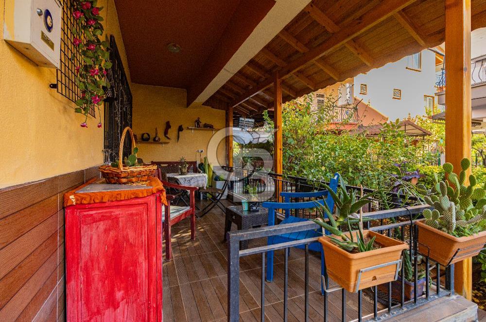 DÖŞEMEALTI MERKEZİ LOKASYONDA BAHÇELİ TRİPLEKS 4+1