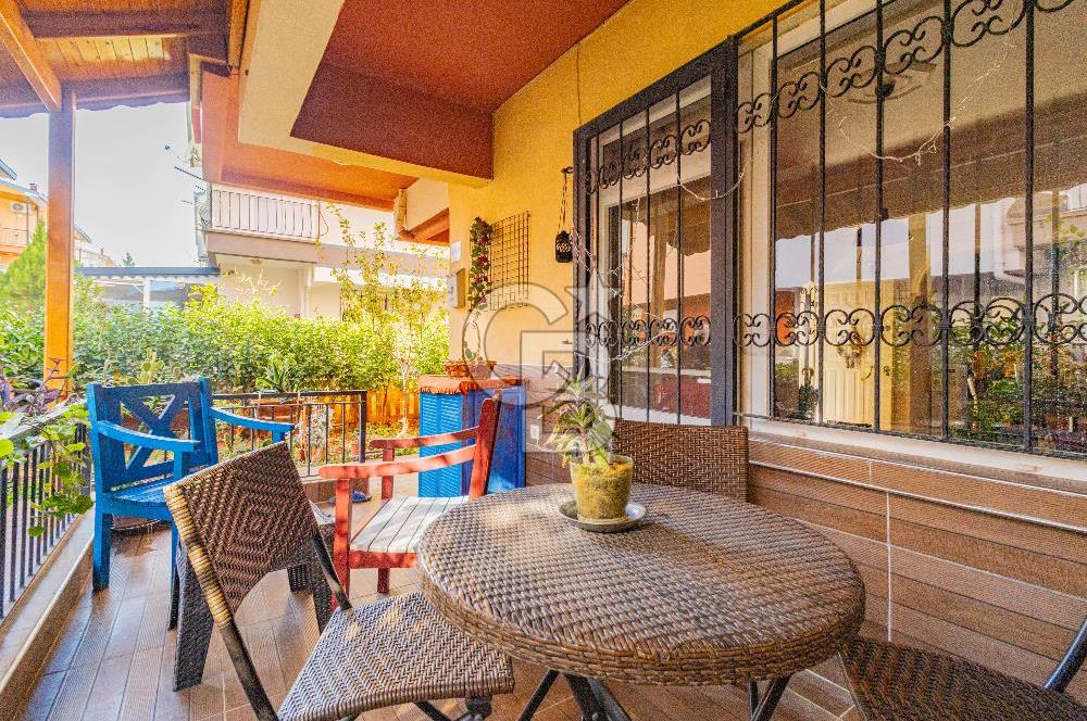 DÖŞEMEALTI MERKEZİ LOKASYONDA BAHÇELİ TRİPLEKS 4+1