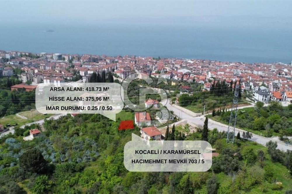 KARAMÜRSEL'DE KONUT İMARLI 375 M² ARSA