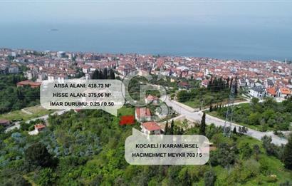 KARAMÜRSEL'DE KONUT İMARLI 375 M² ARSA