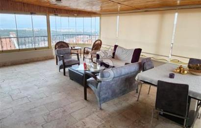 Karapınar mahallesi 6+1 manzaralı,kapalı teraslı dublex kiralık