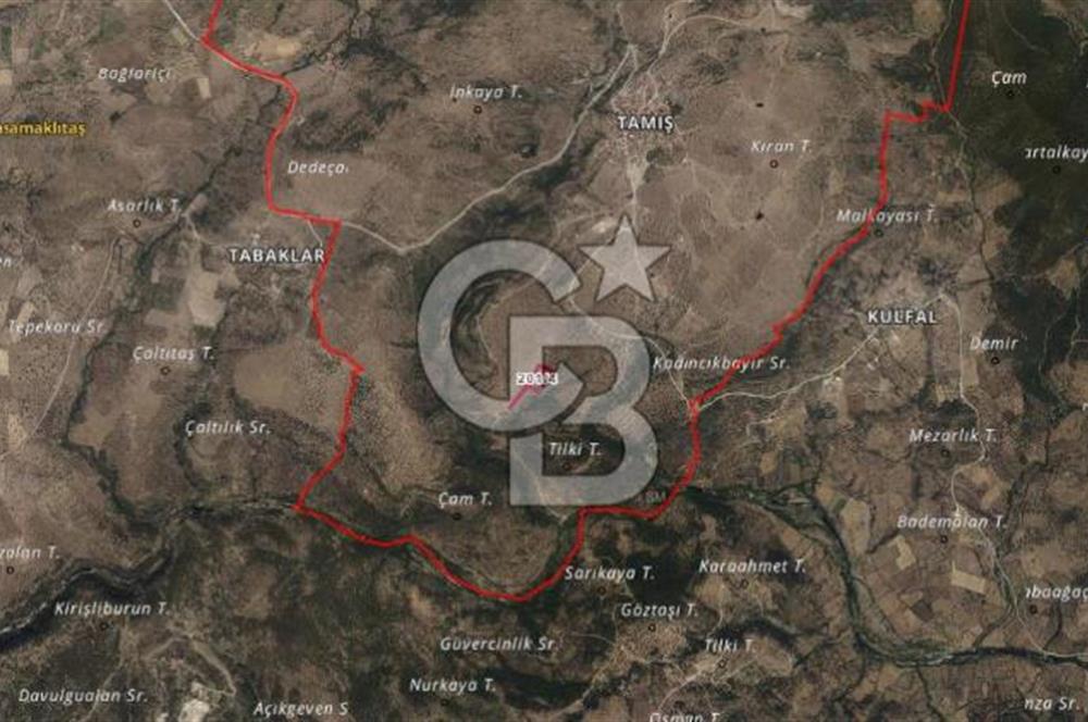 ÇANAKKALE AYVACIK TAMIŞ KÖYÜNDE SATILIK 11.252 M² ARAZİ