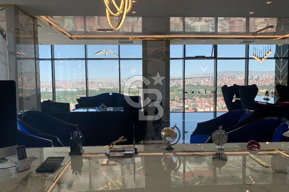 ÇUKURANBAR 1071 USTA PLAZADA ŞEHİR MANZARALI SATILIK LÜKS OFİS