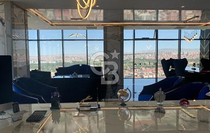 ÇUKURANBAR 1071 USTA PLAZADA ŞEHİR MANZARALI SATILIK LÜKS OFİS