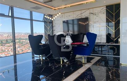 ÇUKURANBAR 1071 USTA PLAZADA ŞEHİR MANZARALI SATILIK LÜKS OFİS