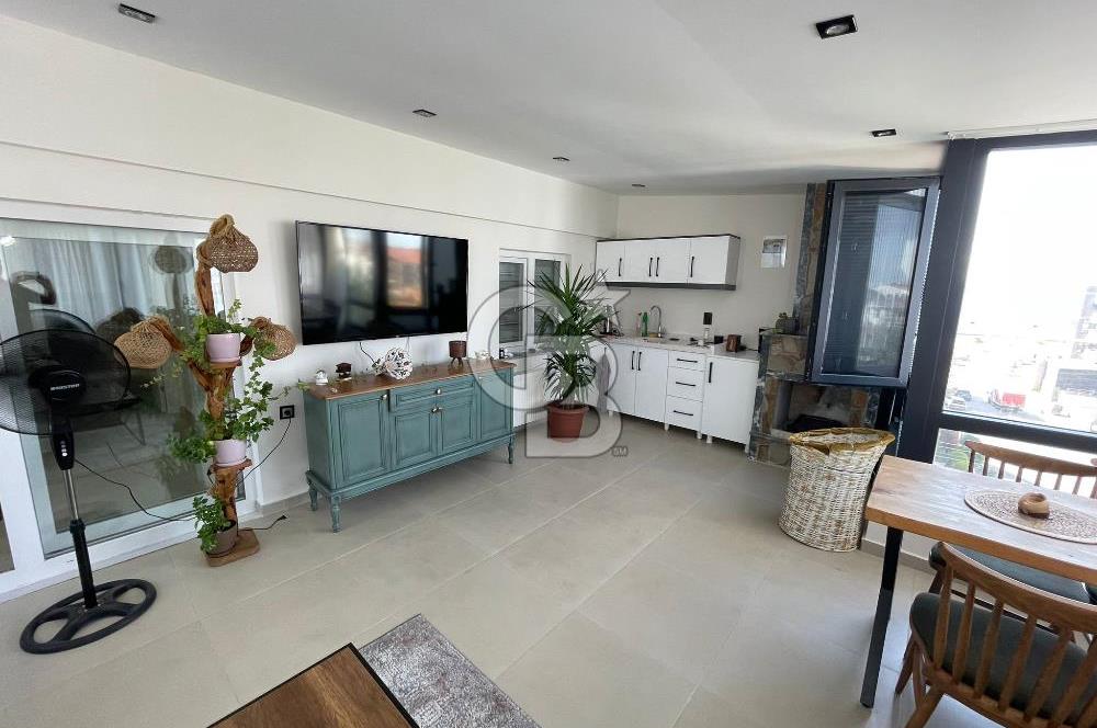 ÇANAKKALE LAPSEKİ'DE DENİZ MANZARALI SATILIK 3+1 DUBLEKS DAİRE