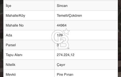 TEMELLİ GÖLETİ YAKINI İMAR SINIRI 928 MT2