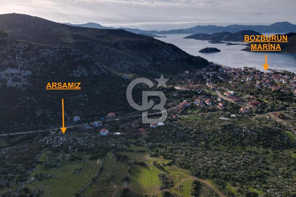 Muğla Marmaris Bozburun Satılık Arsa Villa İmarlı