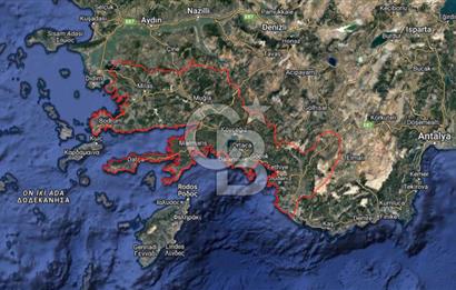 Muğla Marmaris Bozburun Satılık Arsa Villa İmarlı
