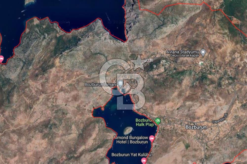 Muğla Marmaris Bozburun Satılık Arsa Villa İmarlı