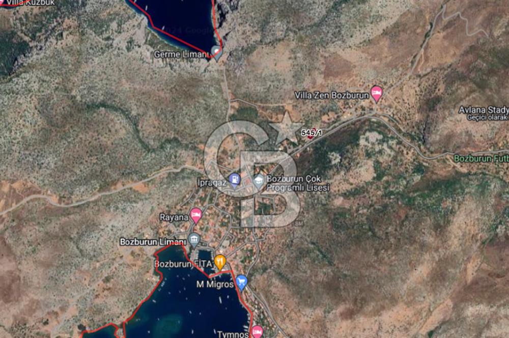 Muğla Marmaris Bozburun Satılık Arsa Villa İmarlı