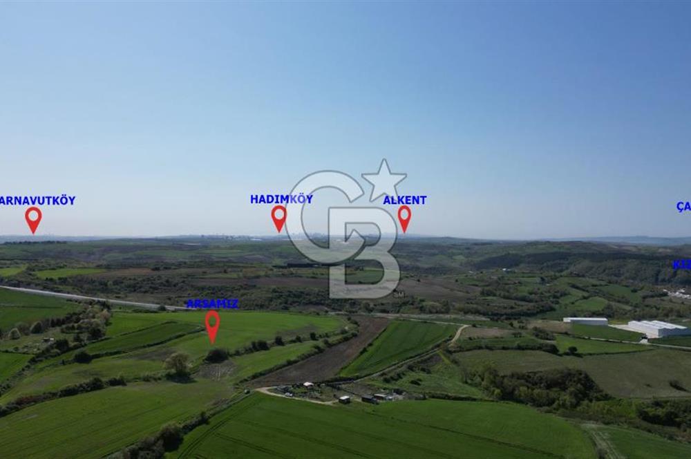 ÇATALCA KIZILCAALİ MAHALLESİ SATILIK 7307m² ARAZİ