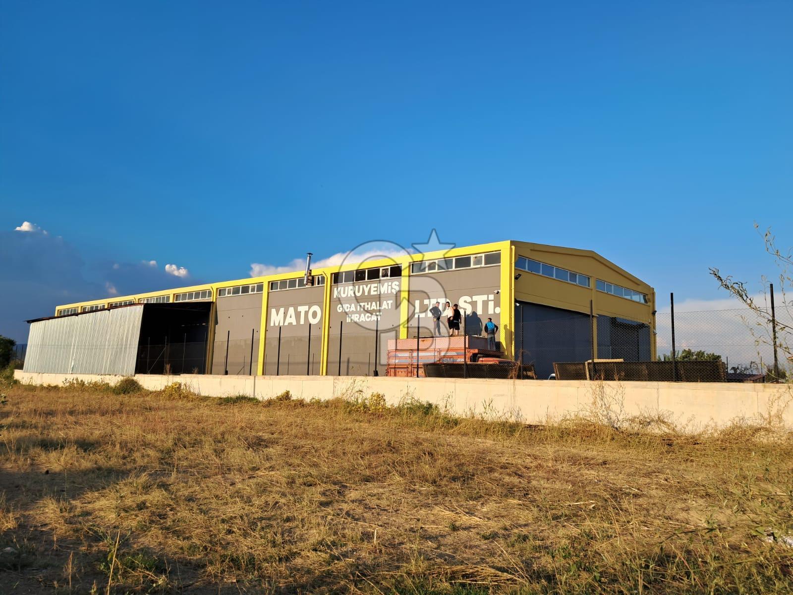 Denizli Çivril' de 3267 M² Arsa İçerisinde 1100 M² Kapalı Depo