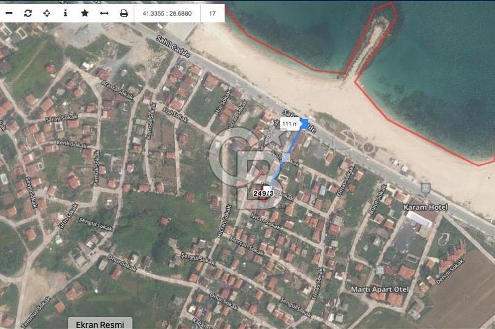 ARNAVUTKÖY KARABURUN’da İMARLI SATILIK ARSA