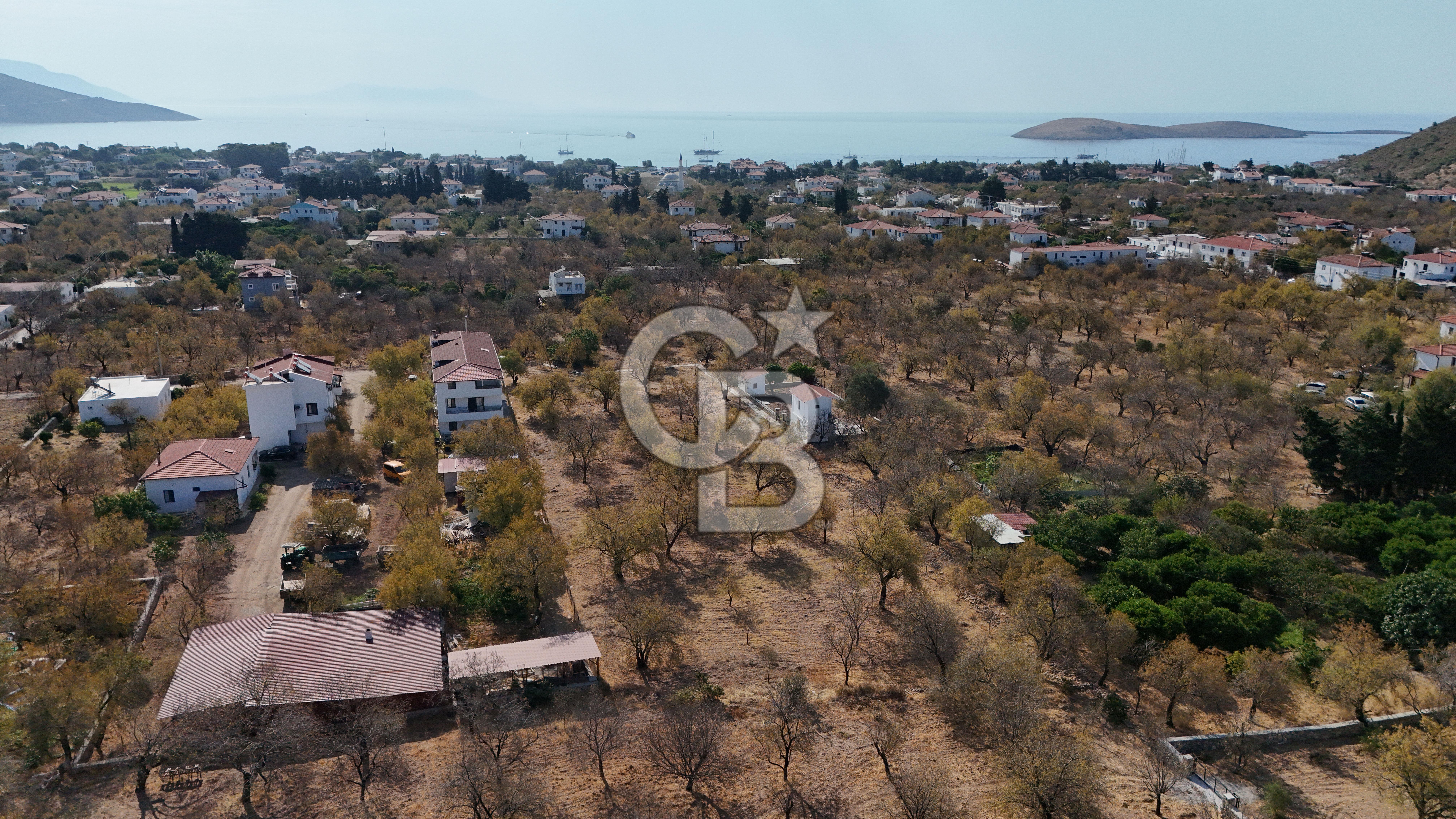 Datça Palamutbükü'nde Turizm İmar Planı İçinde 3.733m² Arsa