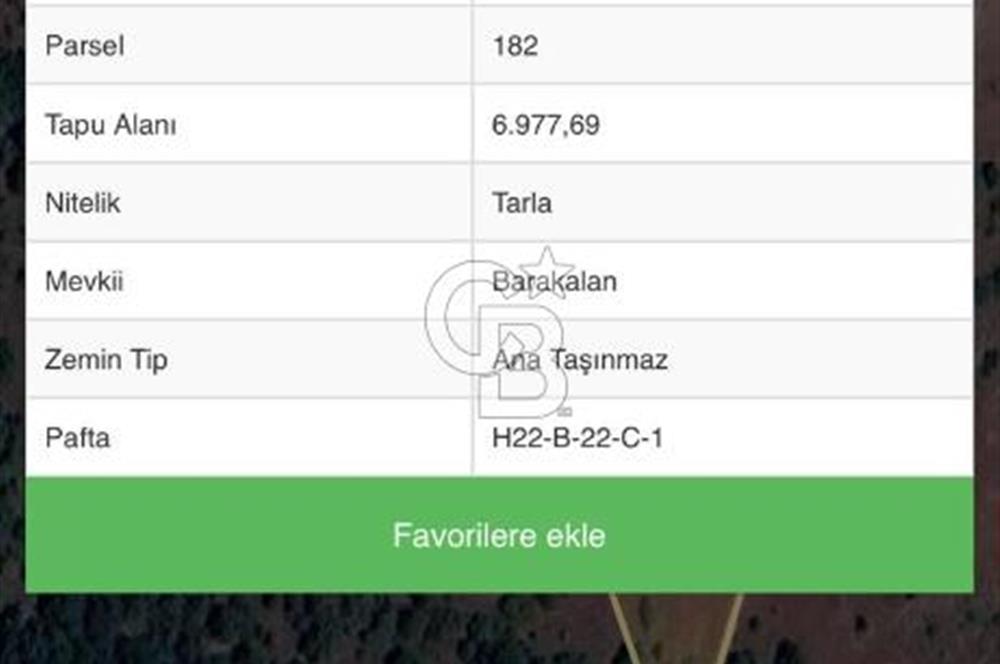 Bursa Kestel Kayacık Satılık Tarla