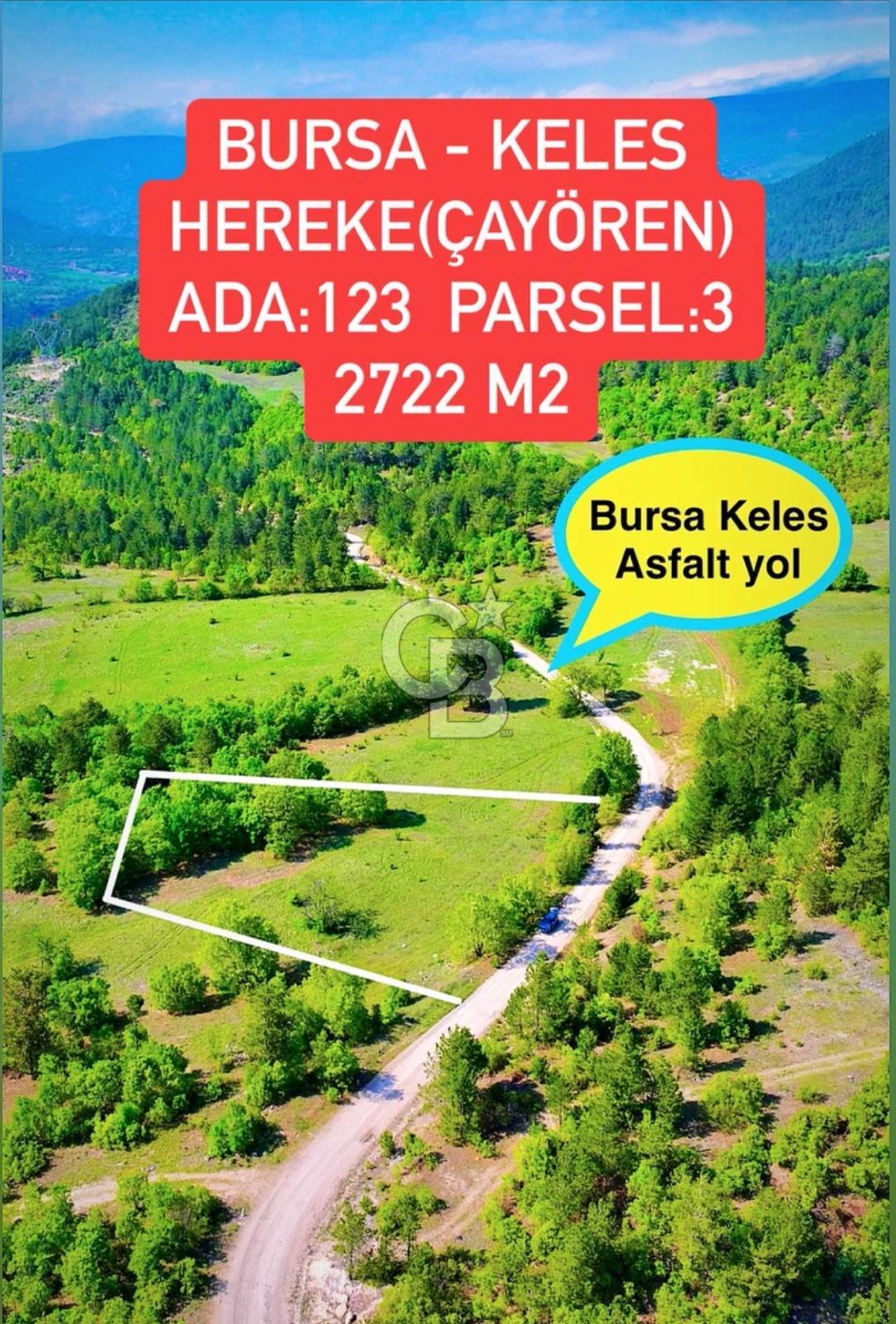ASFALT YOLA CEPHE 2.722 m2 YATIRIMLIK ARAZİ