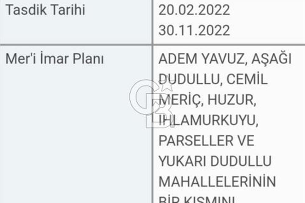 AŞAĞI DUDULLU HUZUR MAHALLESİNDE SİNPAŞ A KOMŞU SATILIK BİNA
