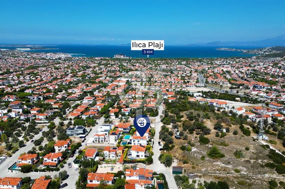 Çeşme Alaçatı’da Satılık Tam Müstakil Villa