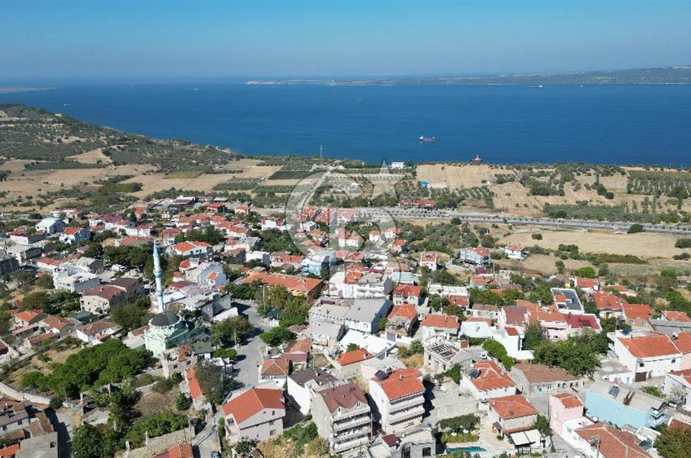 ÇANAKKALE İNTEPE'DE BOĞAZ MANZARALI SATILIK ARSA