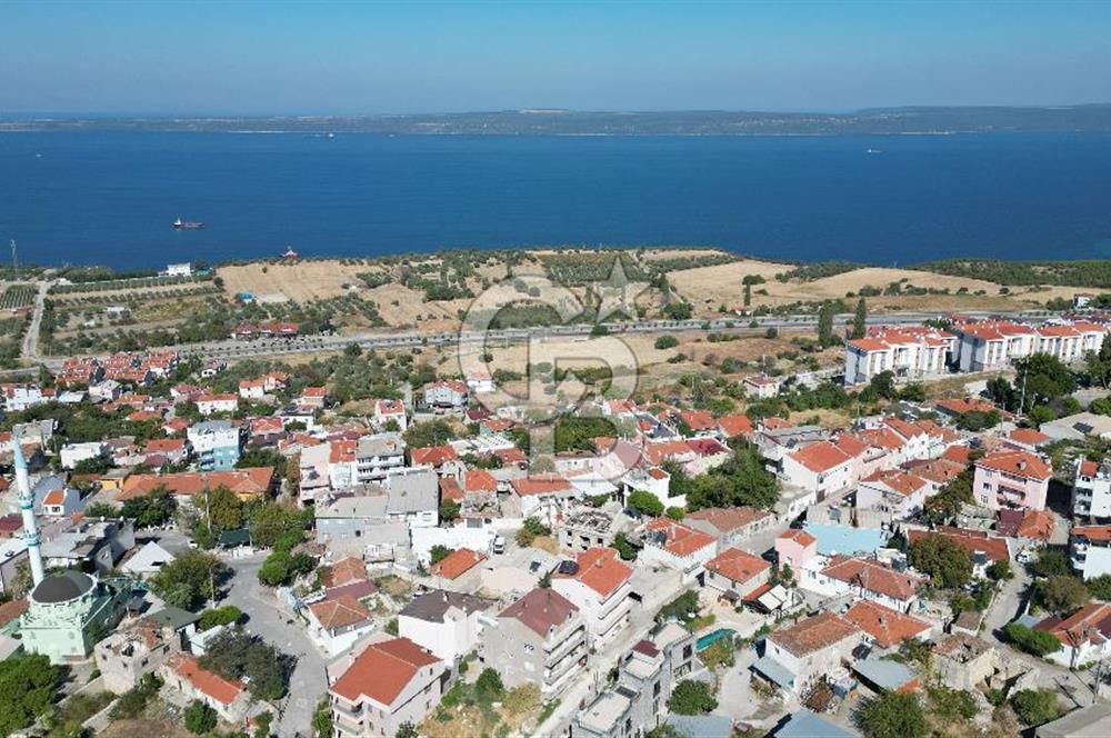 ÇANAKKALE İNTEPE'DE BOĞAZ MANZARALI SATILIK ARSA