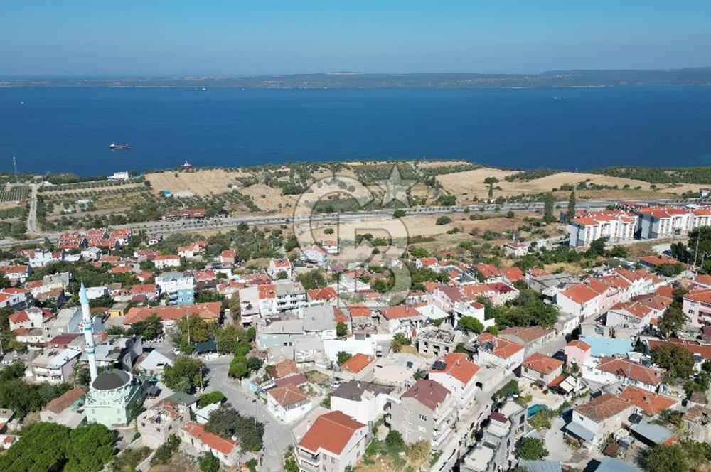 ÇANAKKALE İNTEPE'DE BOĞAZ MANZARALI SATILIK ARSA