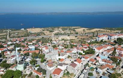 ÇANAKKALE İNTEPE'DE BOĞAZ MANZARALI SATILIK ARSA