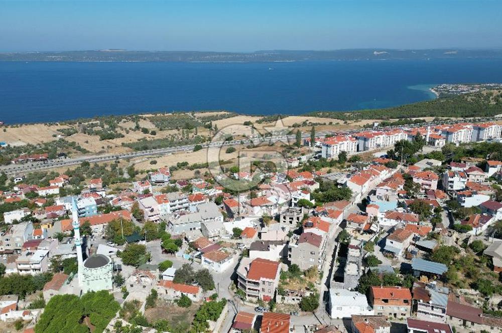 ÇANAKKALE İNTEPE'DE BOĞAZ MANZARALI SATILIK ARSA