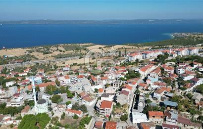 ÇANAKKALE İNTEPE'DE BOĞAZ MANZARALI SATILIK ARSA