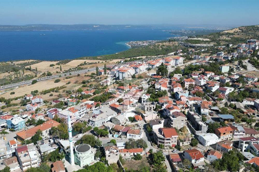 ÇANAKKALE İNTEPE'DE BOĞAZ MANZARALI SATILIK ARSA