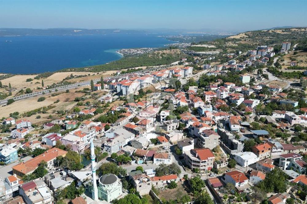 ÇANAKKALE İNTEPE'DE BOĞAZ MANZARALI SATILIK ARSA