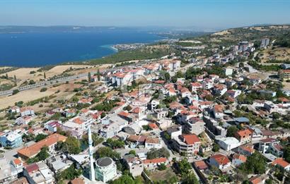 ÇANAKKALE İNTEPE'DE BOĞAZ MANZARALI SATILIK ARSA