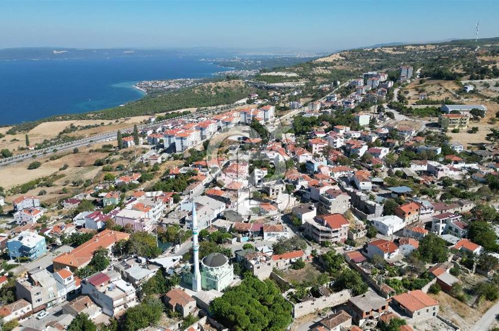 ÇANAKKALE İNTEPE'DE BOĞAZ MANZARALI SATILIK ARSA