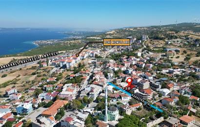 ÇANAKKALE İNTEPE'DE BOĞAZ MANZARALI SATILIK ARSA