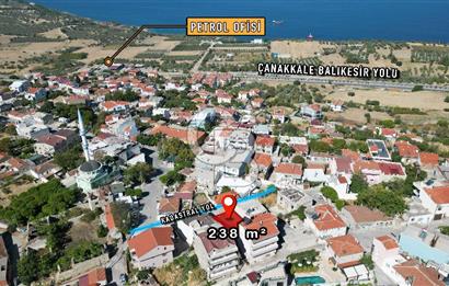 ÇANAKKALE İNTEPE'DE BOĞAZ MANZARALI SATILIK ARSA