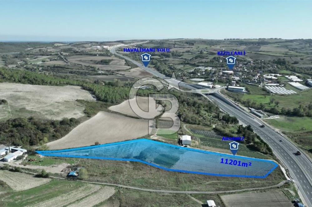 ÇATALCA KIZILCAALİ MAHALLESİ 11201M2 SATILIK ARAZİ