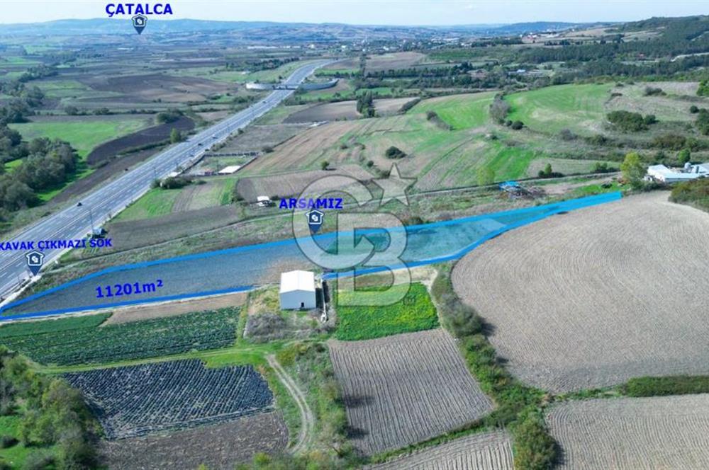ÇATALCA KIZILCAALİ MAHALLESİ 11201M2 SATILIK ARAZİ