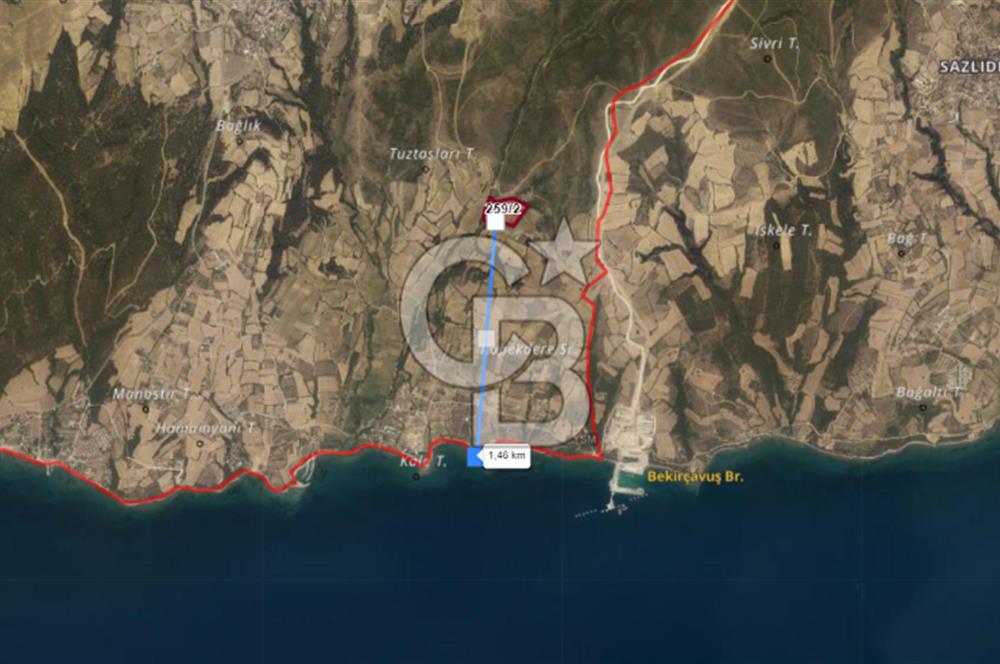Edirne Keşan Gökçetepe Satılık 32.864 M2 Arazi