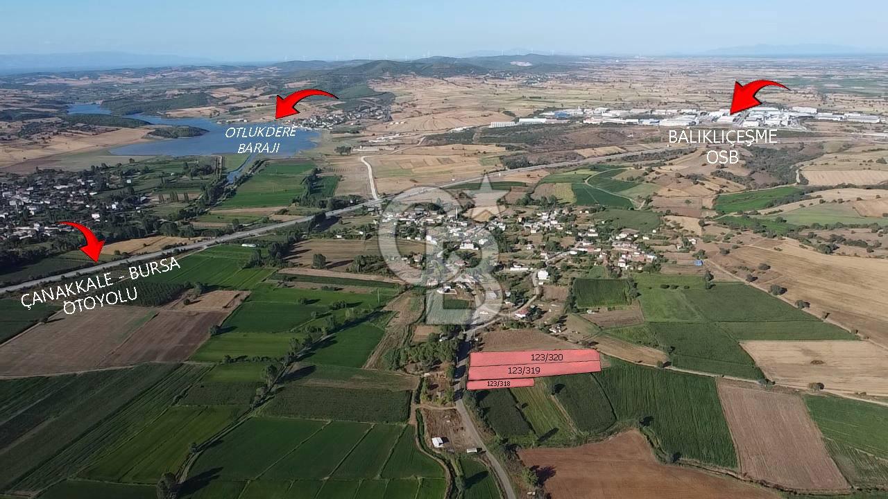 BİGA ÇINARDERE’DE YOLA CEPHE İMARLI ARSA 