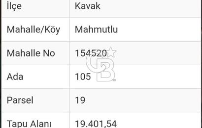 CB/PARK HÜSEYİN ATAY'DAN KAVAK MAHMUTLU'DA TARLA .!