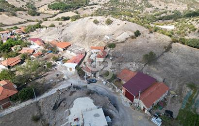 AYVACIK SÜLEYMAN KÖYDE DOĞA MANZARALI SATILIK TAŞ DAM VE BAHÇE