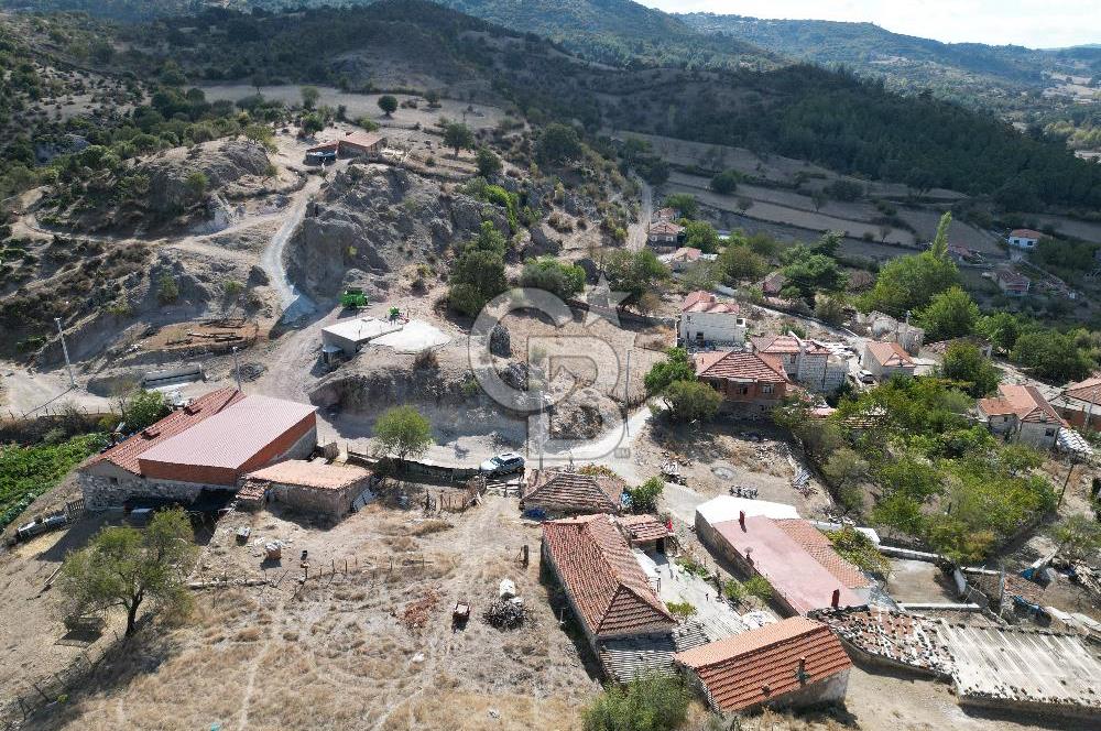 AYVACIK SÜLEYMAN KÖYDE DOĞA MANZARALI SATILIK TAŞ DAM VE BAHÇE