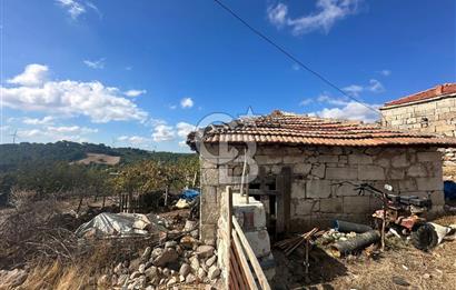 AYVACIK SÜLEYMAN KÖYDE DOĞA MANZARALI SATILIK TAŞ DAM VE BAHÇE