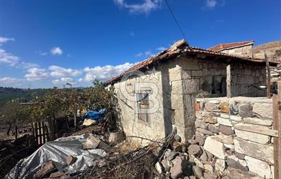 AYVACIK SÜLEYMAN KÖYDE DOĞA MANZARALI SATILIK TAŞ DAM VE BAHÇE