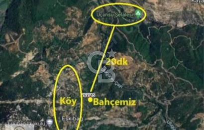 Antalya Gündoğmuşda yerleşme 250 m mesafede 2 dönüm bahçe