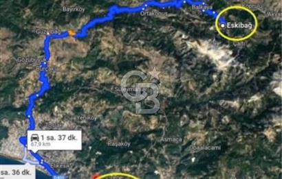 Antalya Gündoğmuşda yerleşme 250 m mesafede 2 dönüm bahçe